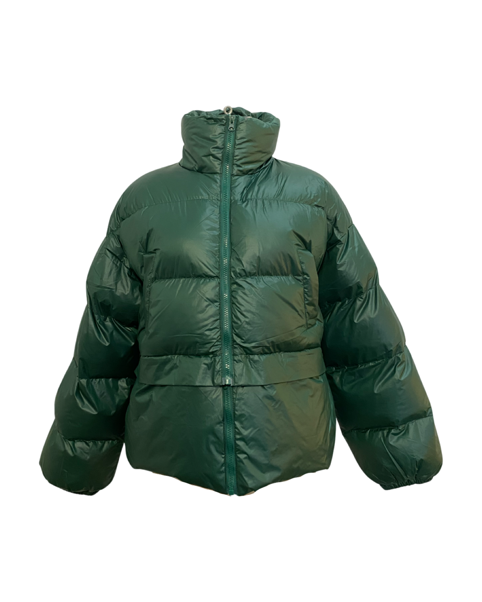 Two-way Puffer Jacket - Forest