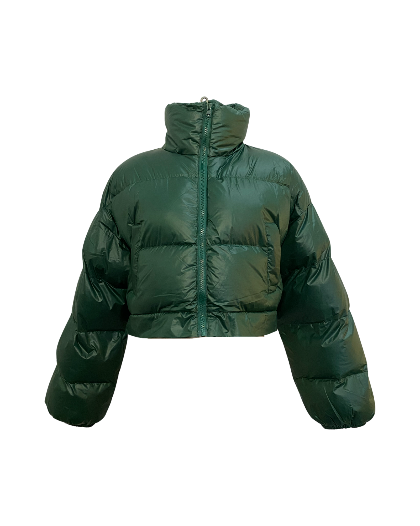 Two-way Puffer Jacket - Forest